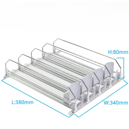 Effortless Beverage Organizer for Easy Access in Your Fridge