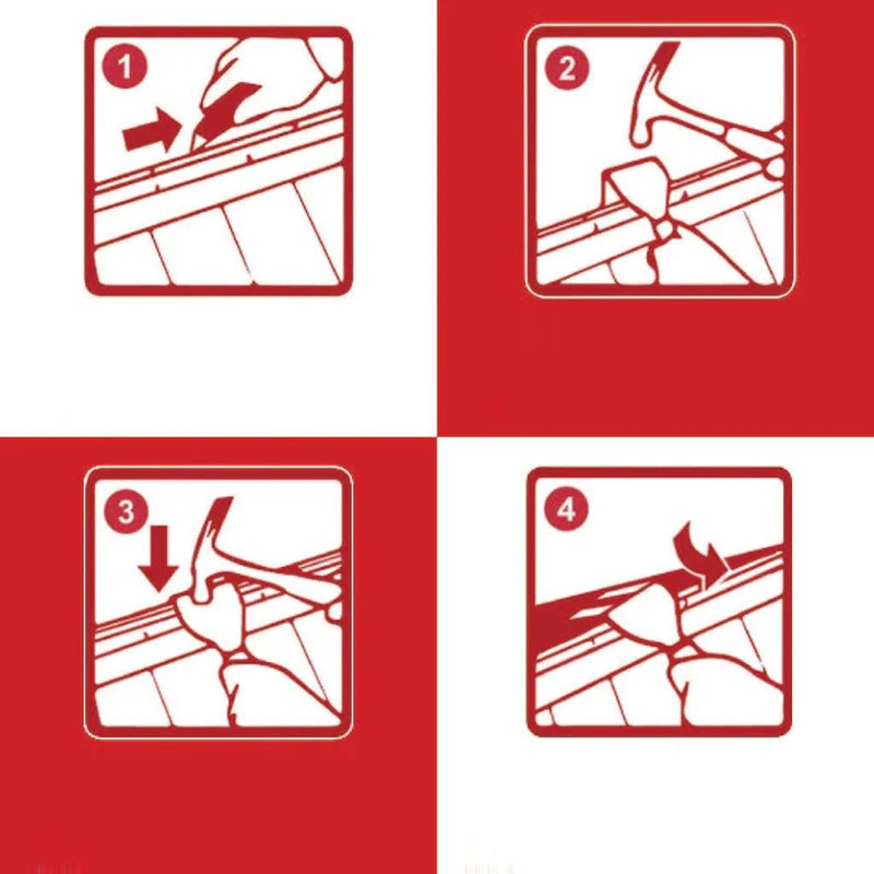 Quick Removal of Trimmings Without Damage or Mess