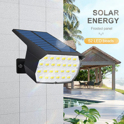 Solar LED Garden Spotlight with 92 LEDs | Adjustable Warm and Cool White