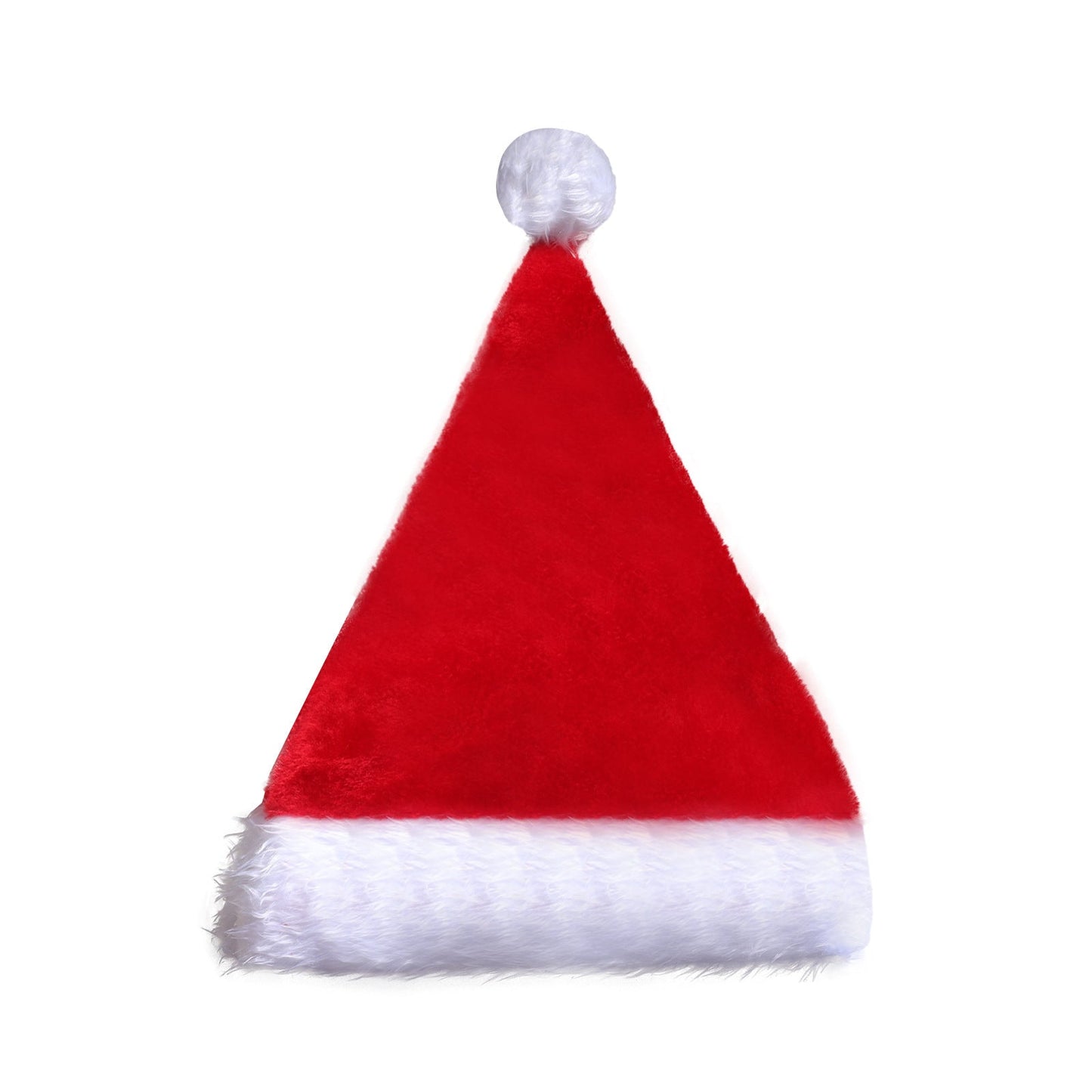 LED Light-Up Christmas Hat – Soft Plush Santa Cap with Colorful Lights