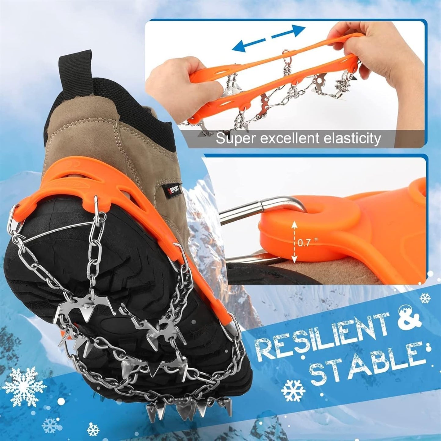 Safe Walking on Ice and Snow – Anti-Slip Traction Devices
