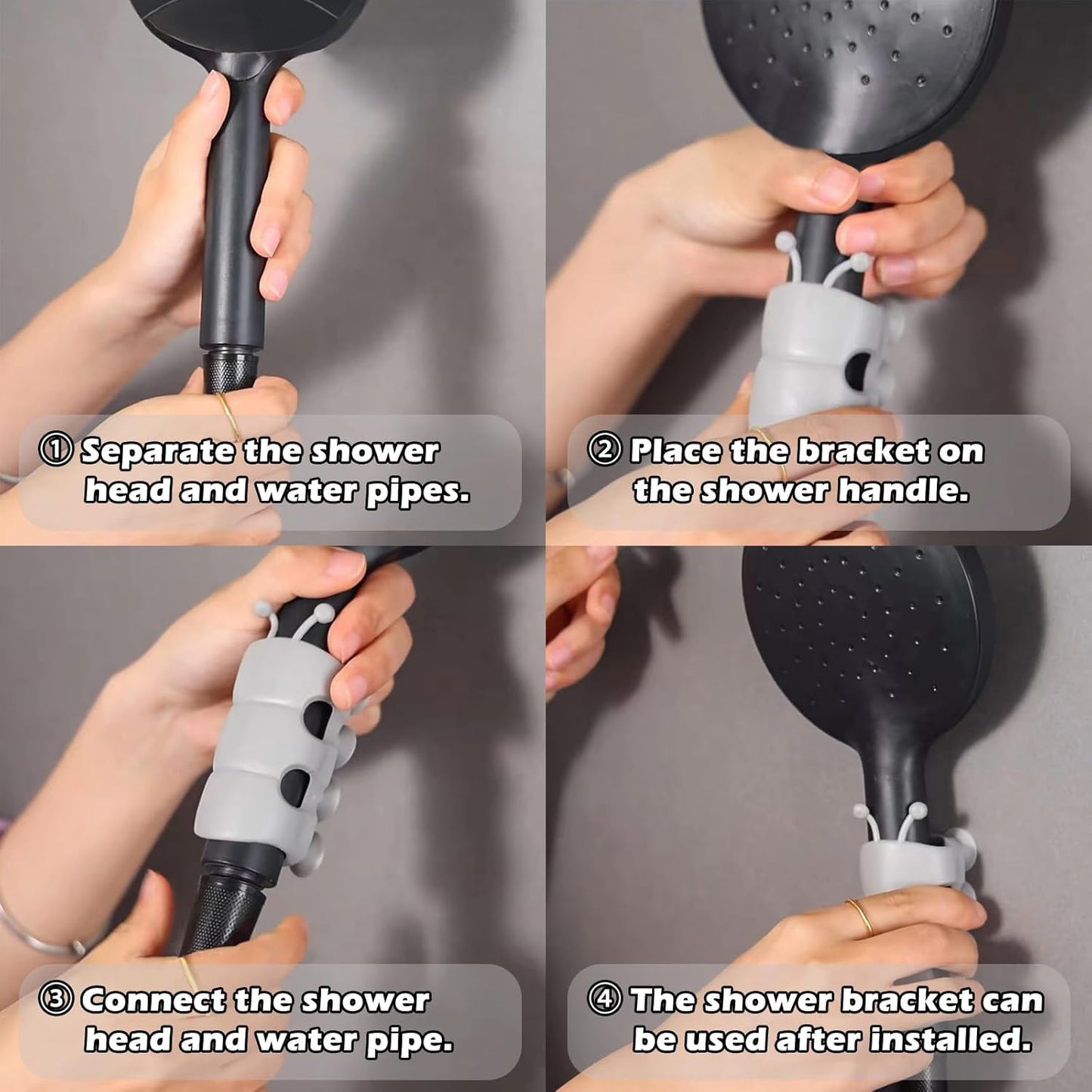 FlexiMount Shower Holder – Effortless Control for Every User