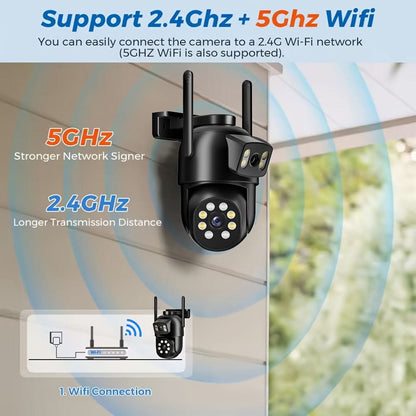 Dual Lens Surveillance Camera