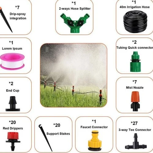 Smart Drip Irrigation System AquaFlow | Adjustable Nozzles & Easy Setup | Save Up to 70% Water