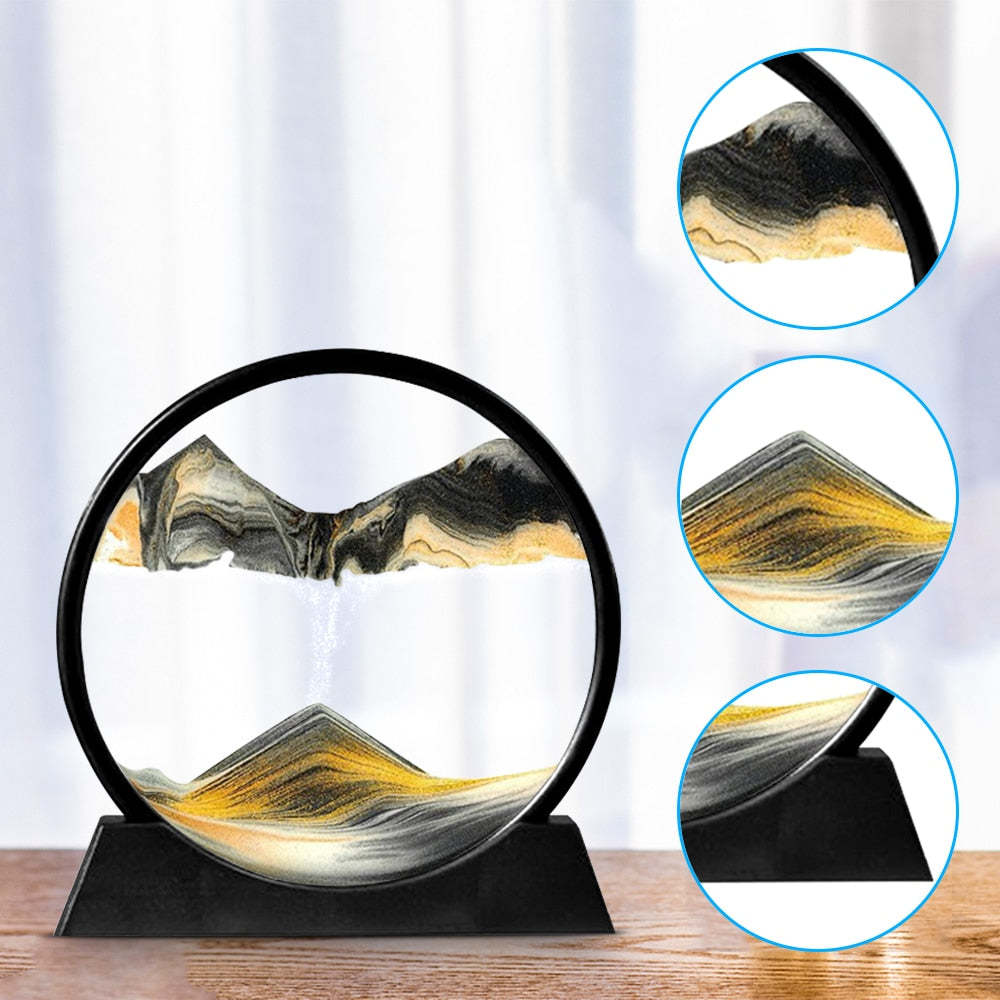 Deep Sea Hourglass 3D Landscape Art