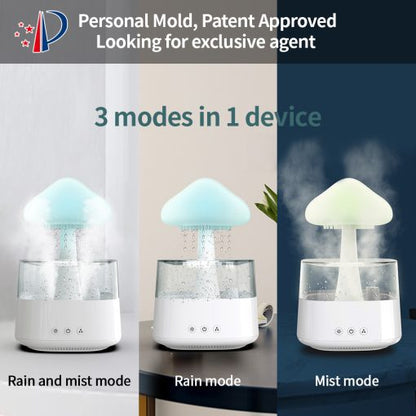 2-in-1 Humidifier and Night Light for Creative Spaces