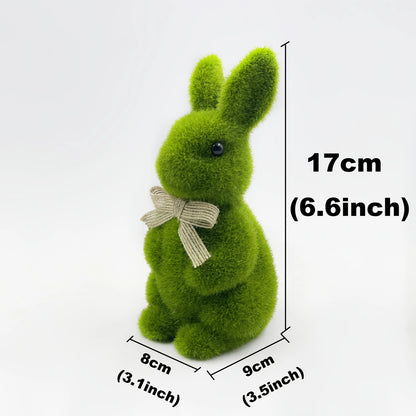 Moss Bunny Garden Decoration for Spring & Parties - Lawn & Terrace Statue
