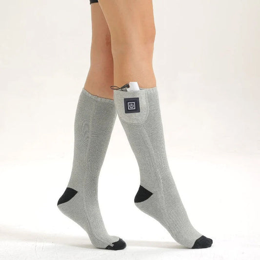Rechargeable Heated Socks with Adjustable Temperature – Up to 8 Hours Warmth