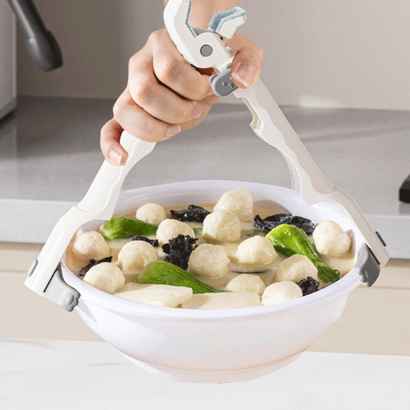 Heat-Resistant Serving Clamp for Safe Grip of Hot Dishes Without Slipping