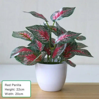 22 cm Artificial Bonsai Plant in Pot | Home and Office Decor