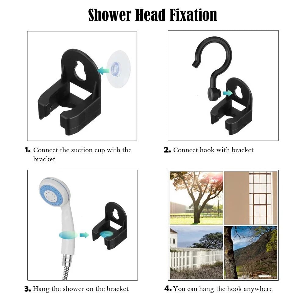 Portable Rechargeable Shower with One-Touch Control | 4–5 L/min Flow Rate | Ideal for Camping, Pets & Car Cleaning