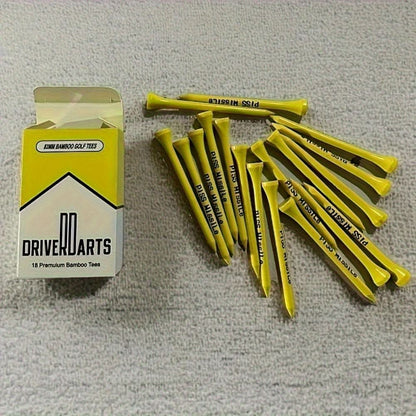 Bamboo Golf Tees Set in Box – Eco-Friendly Accessories