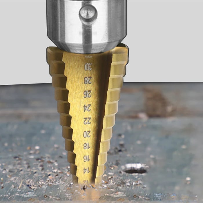 TitanEdge Precision Drill Bit Set – 6-Piece for Clean Cuts