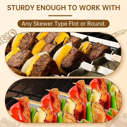 BBQ Genius – Premium Skewer Stand for Perfectly Grilled Delights