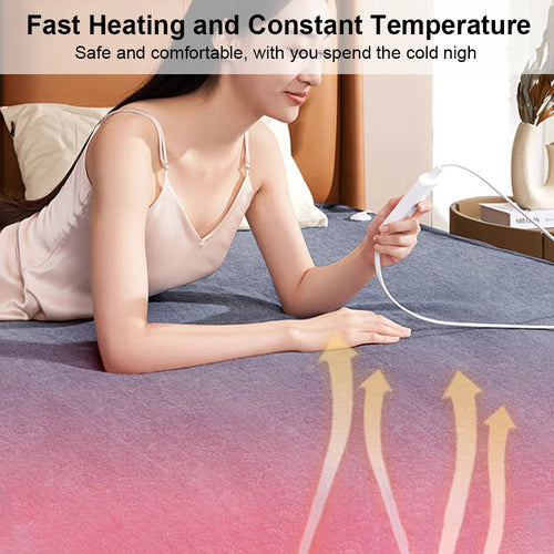 Electric Heating Blanket with Thermostat Control | Double Size | 220V EU Plug