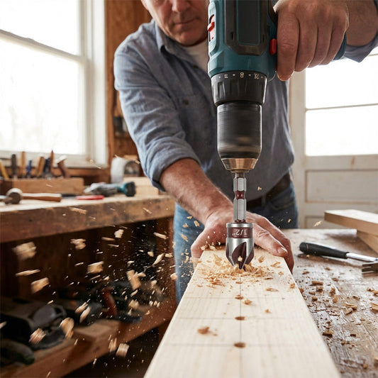 Achieve Smooth, Splinter-Free Holes Every Time with This Drill