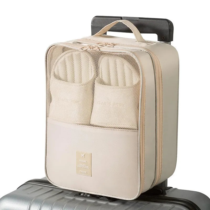 Waterproof and Breathable Shoe Bag for Travel - Holds 2-3 Pairs