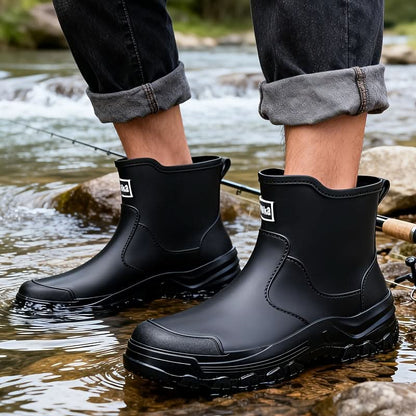 Ankle Rain Boots for Outdoor Use - Waterproof Footwear