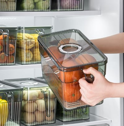 Clear Storage Solution for Enhanced Organization and Freshness