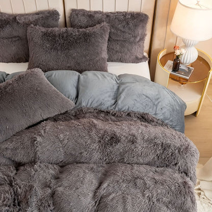 Cozy Multicolor Duvet Cover Set for Bedroom