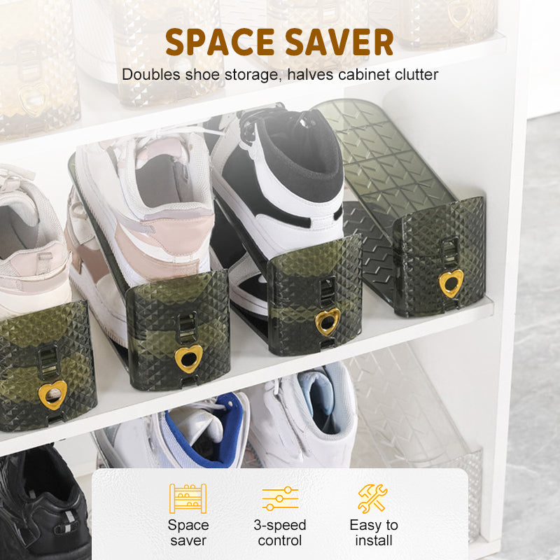 Get 3 for the Price of 2 | Space Saver - Double Your Shoe Storage Neatly
