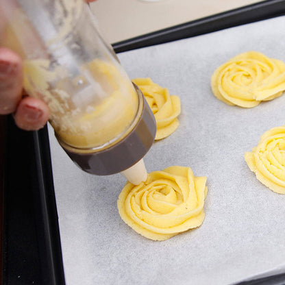 Cookie Press for Easy and Precise Decorating of Cakes and Cookies