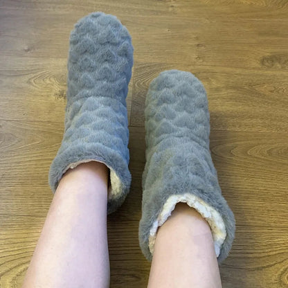 Unisex Winter House Socks | Cozy Fleece-Lined & Non-Slip | Plush Teddy Lining | Christmas & Sleep Socks