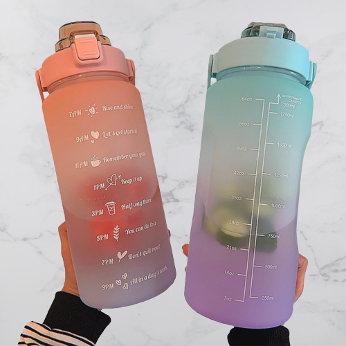 InspireHydrate 2L Eco-Friendly Water Bottle