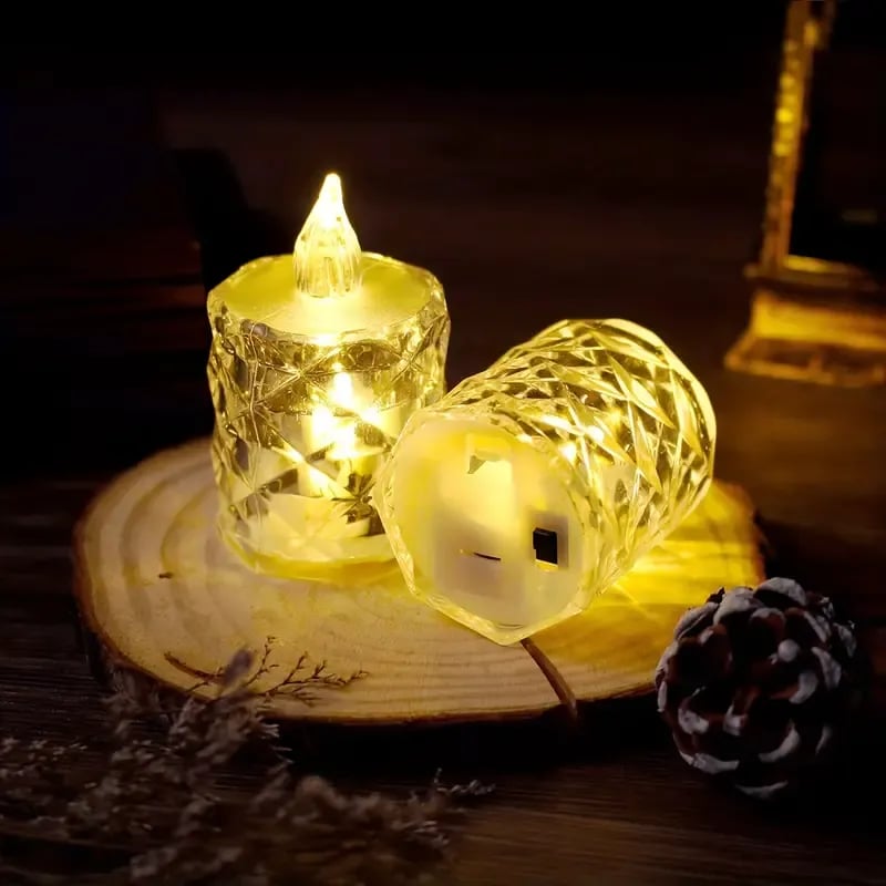 1+1 FREE | LumiCrysta – Safe, Stunning Candlelight Atmosphere Without Flames