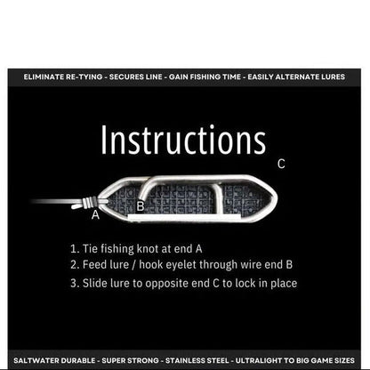 Quick Change Fishing Lure System - Effortless Fishing Experience