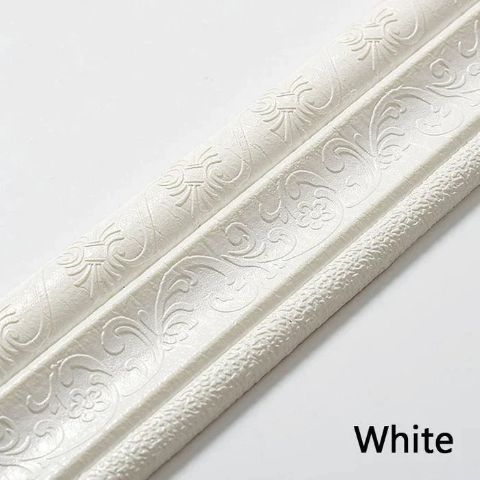Self-Adhesive 3D Wall Molding - Eco-Friendly Decorative Trim