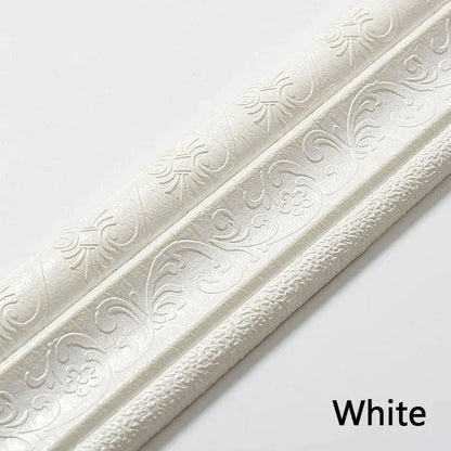 Self-Adhesive 3D Wall Molding - Eco-Friendly Decorative Trim