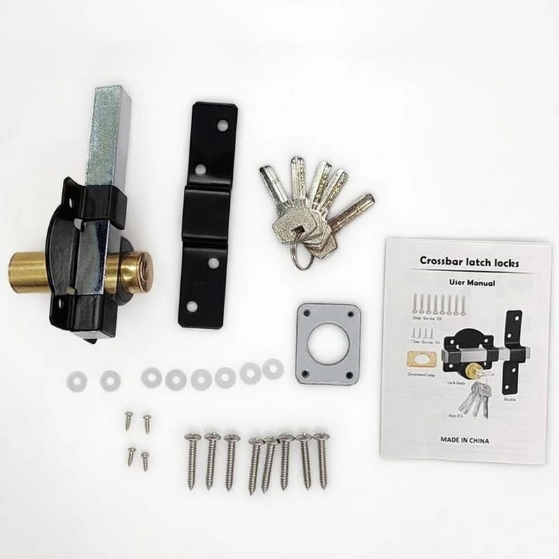 Weatherproof Gate Locking Mechanism that Never Rusts or Fails