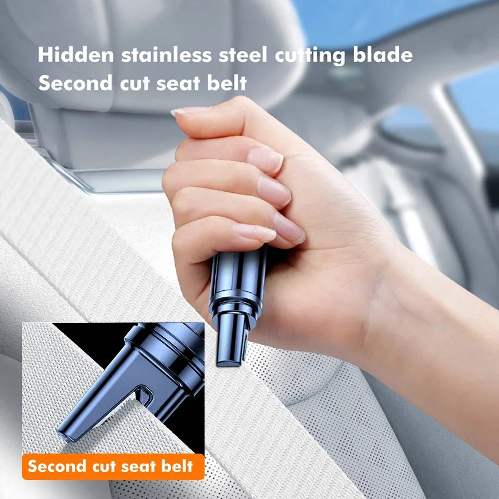 Compact Escape Tool for Car Emergencies