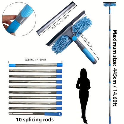 High Window Cleaner Tool – Safely Clean Without a Ladder
