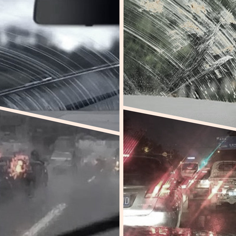 Instantly Clears Foggy, Oily Car Windows for Safe Driving