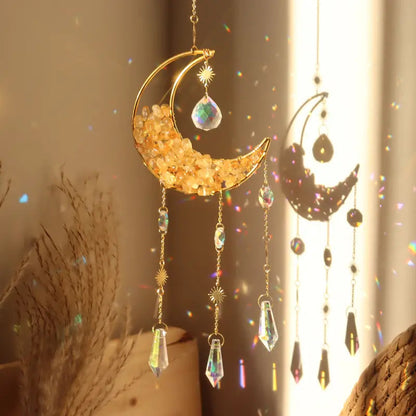 Prism Moon Dreamcatcher for a Mystical Atmosphere