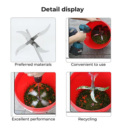 Electric Vegetable and Feed Cutter Knife | 4/6 Blade Chopper | Ideal for Grass, Vegetables, and Poultry Feed