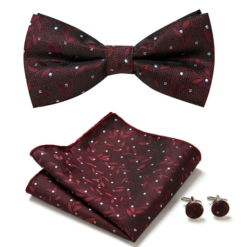 Three-Piece Set Featuring Stylish Bowties