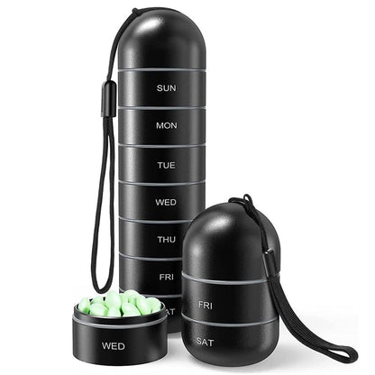 Travel-Friendly 7-Day Pill Organizer for Easy Medication Management