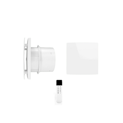 Wall-Mounted Ventilation Fan - Reversible with Remote Control
