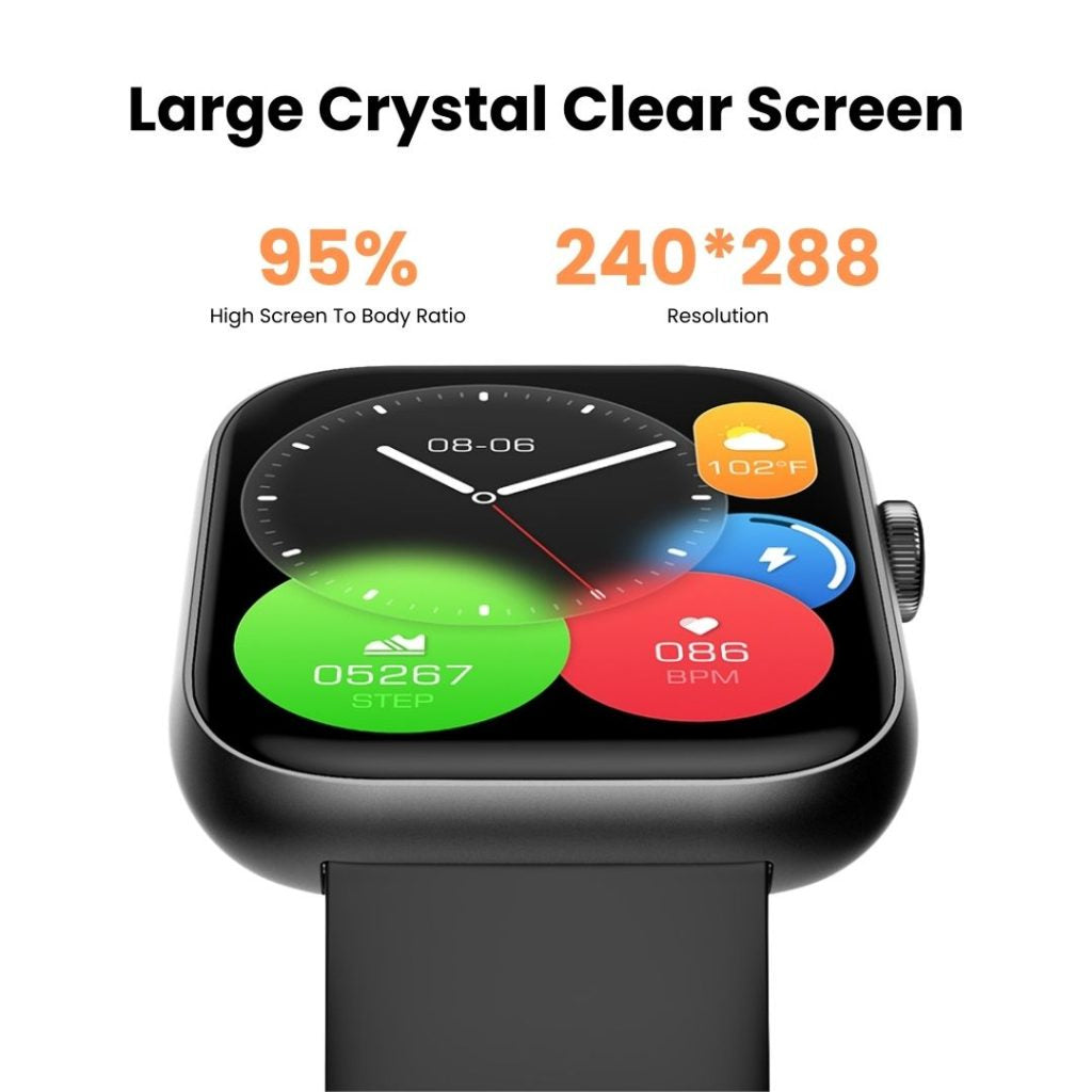 Smartwatch with Heart Rate Monitoring and Bluetooth Calling – UK Model