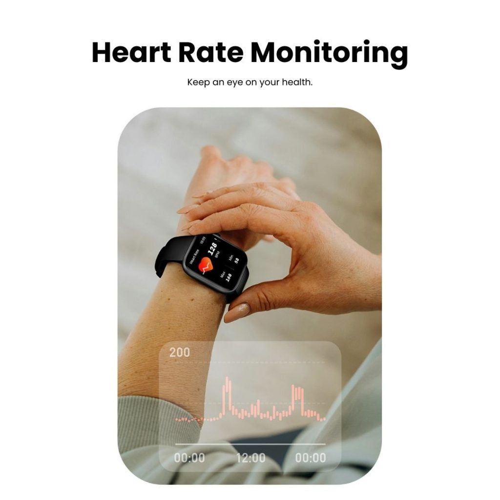Smartwatch with Heart Rate Monitoring and Bluetooth Calling – UK Model