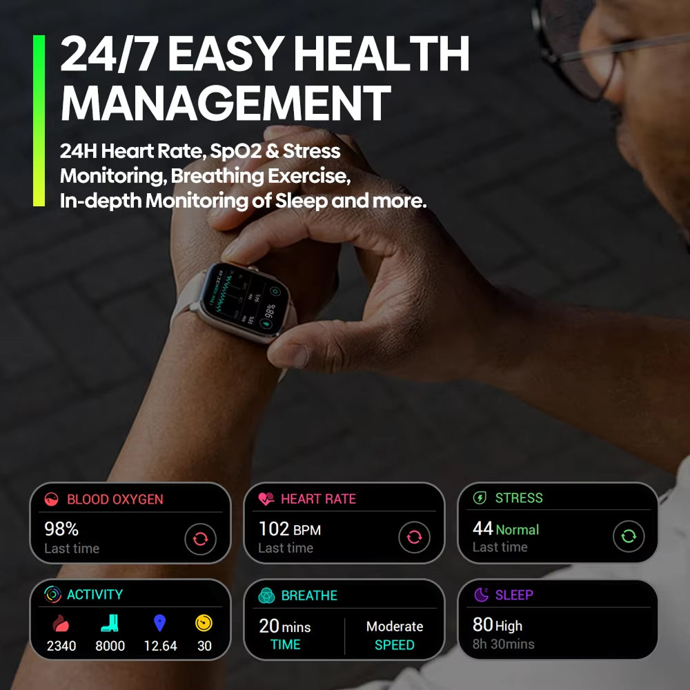 GPS Running Watch with AMOLED Screen by TimyTrack