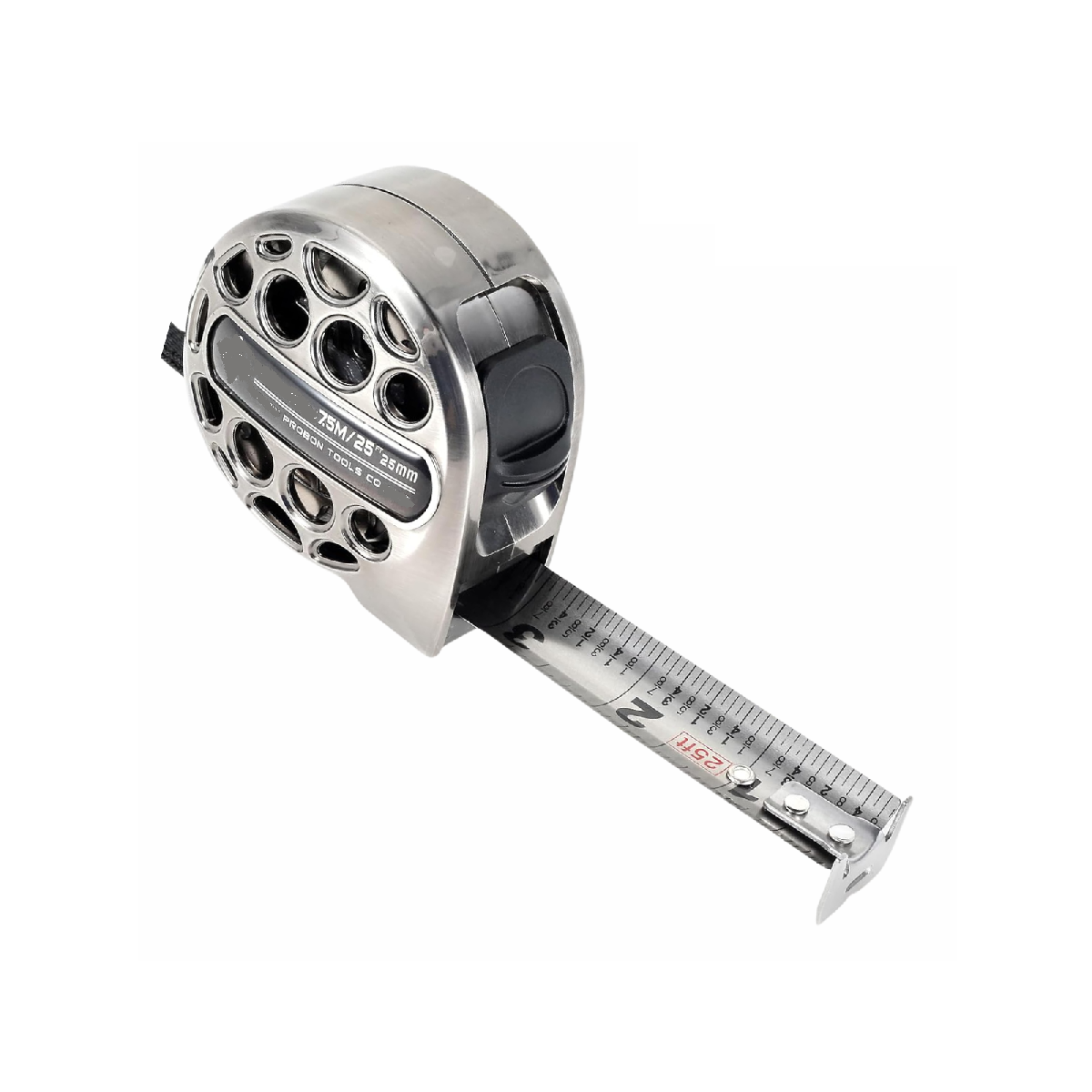 Stainless Steel Retractable Measuring Tape - Corrosion-Resistant Tool