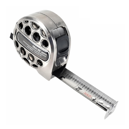 Stainless Steel Retractable Measuring Tape - Corrosion-Resistant Tool