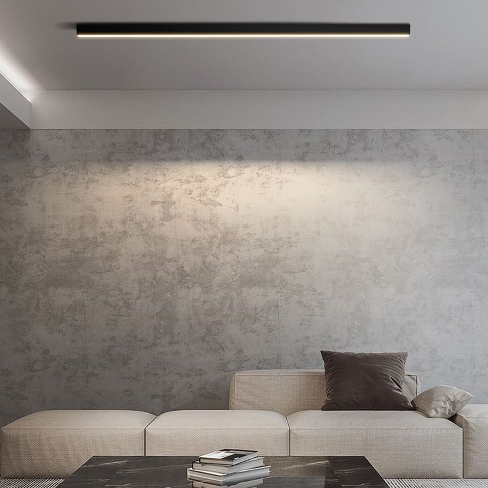 Sleek Modern Linear Ceiling Light - LED Fixture for Living Room