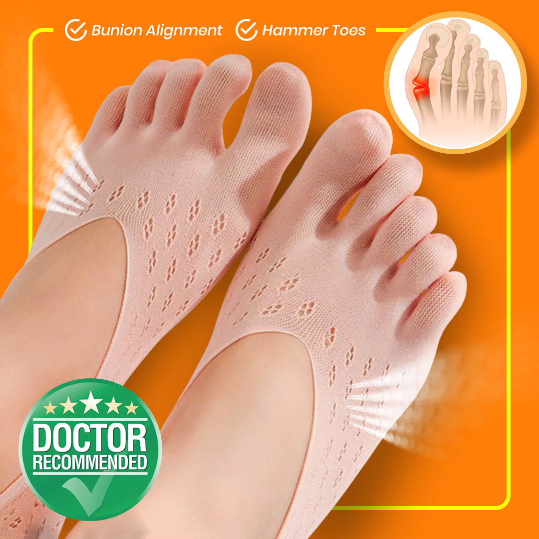 ComfortFit Women's Toe Socks for Ultimate Foot Relief