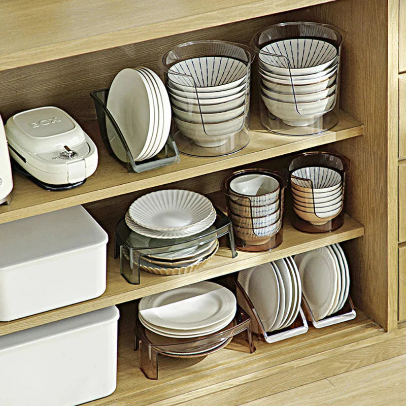 Vertical Plate Holder for Organized Kitchen Storage