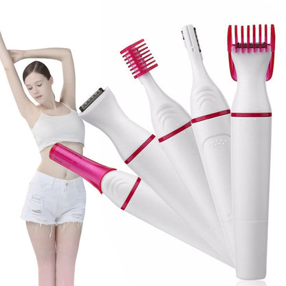 Versatile 5-in-1 Grooming Device for Effortless Hair Removal